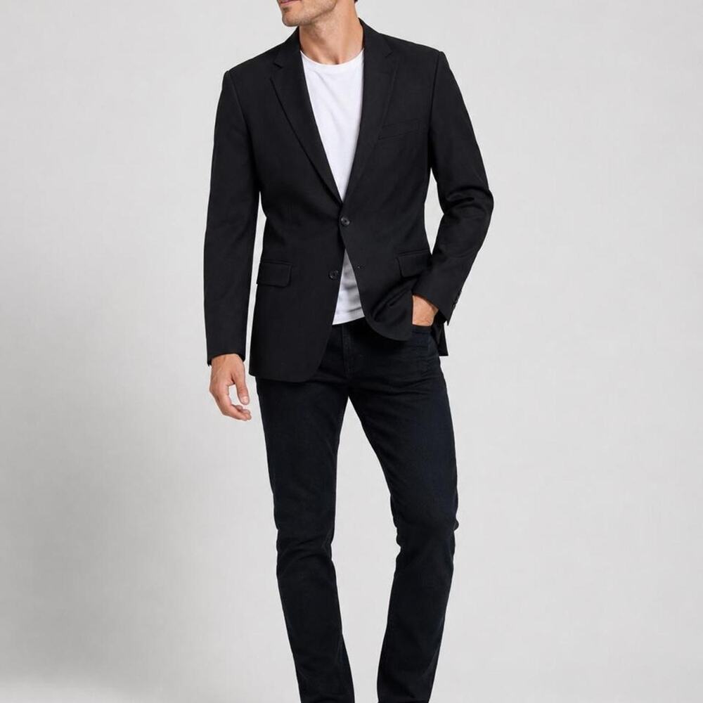 Oleg cassini black blazer size